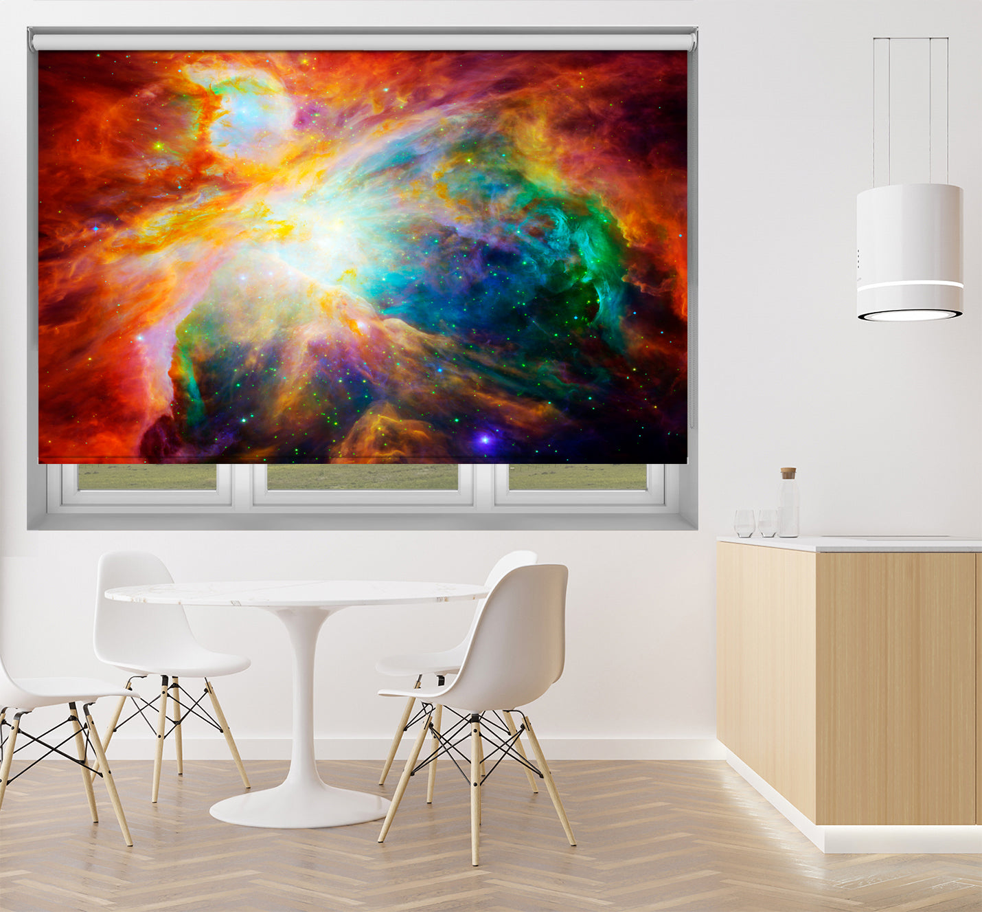 Beautiful Nebula By NASA Hubble Telescope Printed Picture Photo Roller Blind - RB1395