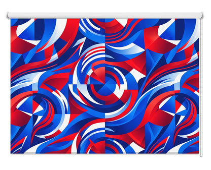 Les Bleus Tricolour France Printed Roller Blind - RB1464 🇫🇷