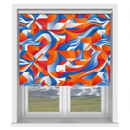 Clockwork Oranje Abstract Netherlands Printed Roller Blind - RB1465 🇳🇱