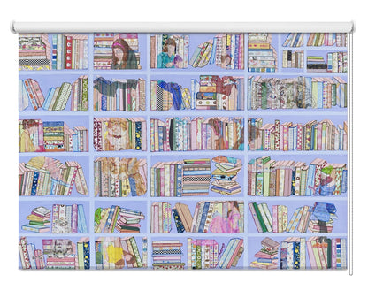 Whimsical Book Shelf Printed Roller Blind - 1X2790223