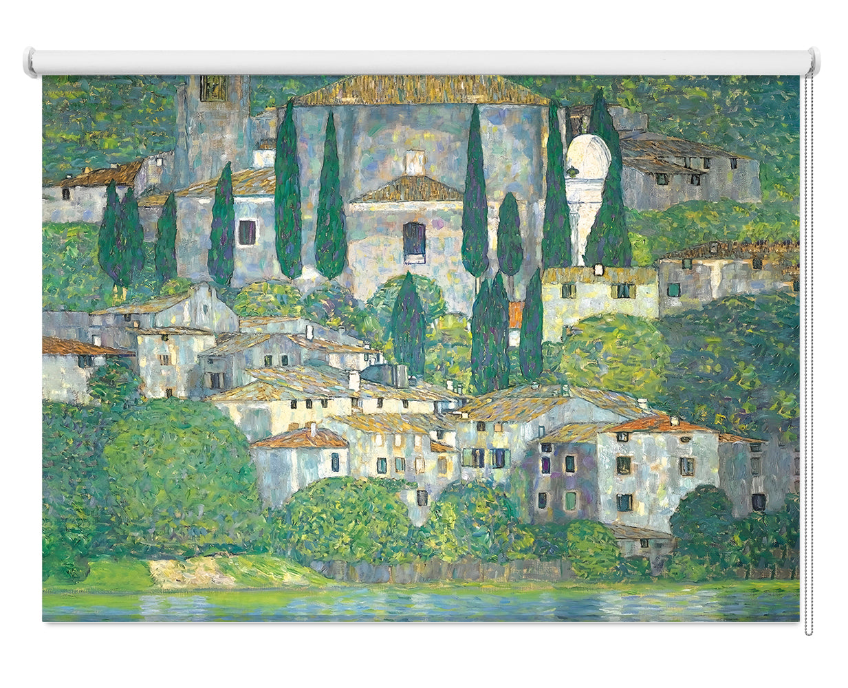 Gustav Klimt's Kirche in Cassone Printed Photo Roller Blind - RB1248