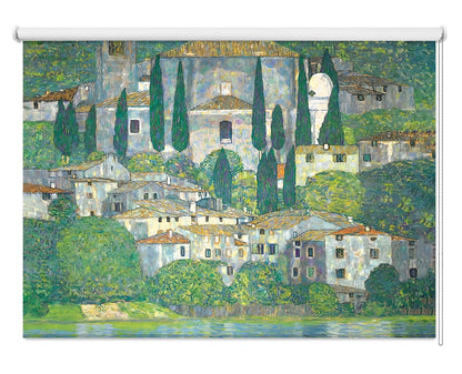 Gustav Klimt's Kirche in Cassone Printed Photo Roller Blind - RB1248