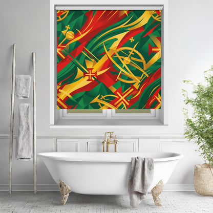 Navigators' Spirit Geometric Portugal Printed Roller Blind - RB1467 🇵🇹