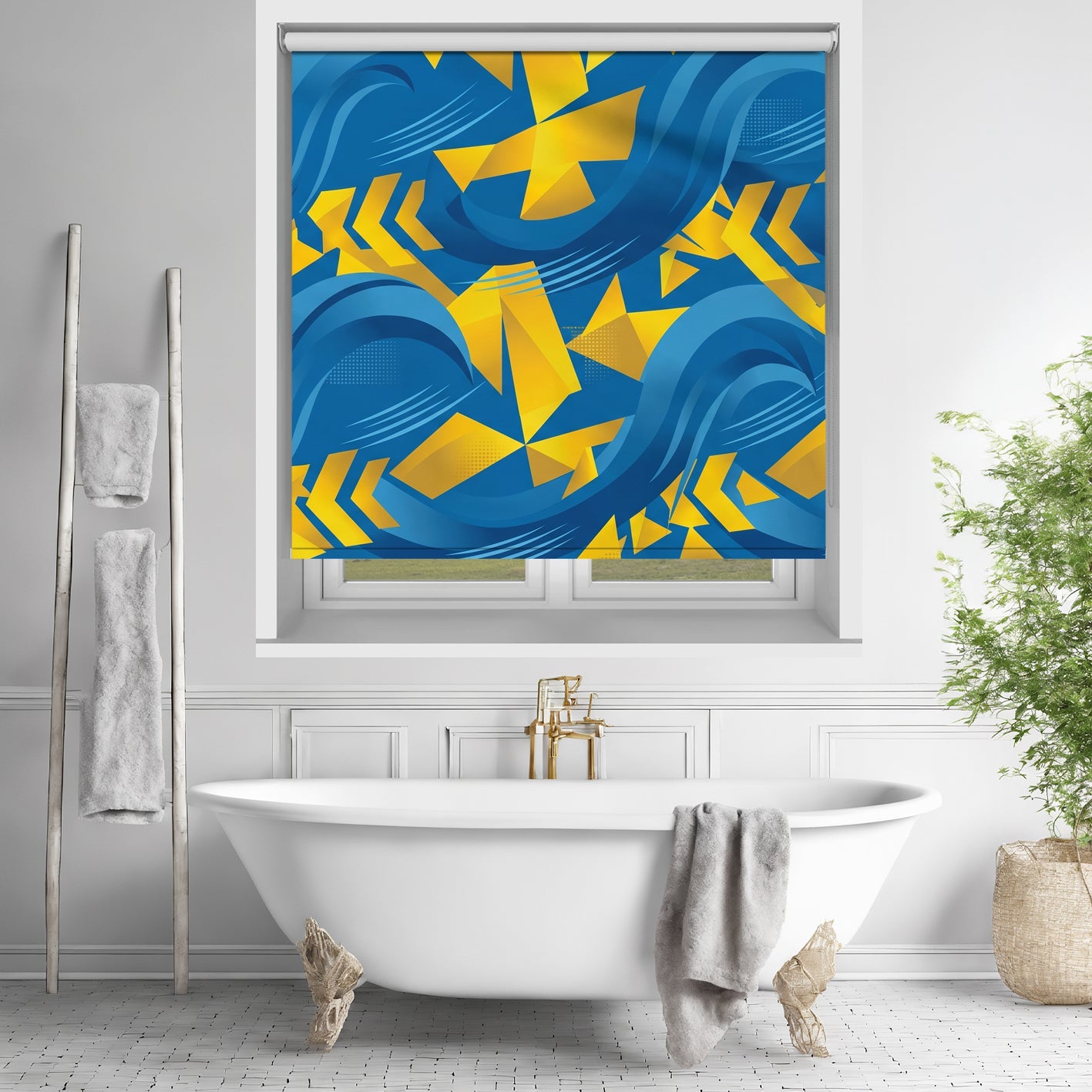 Nordic Aurora Abstract Sweden Printed Roller Blind - RB1469 🇸🇪
