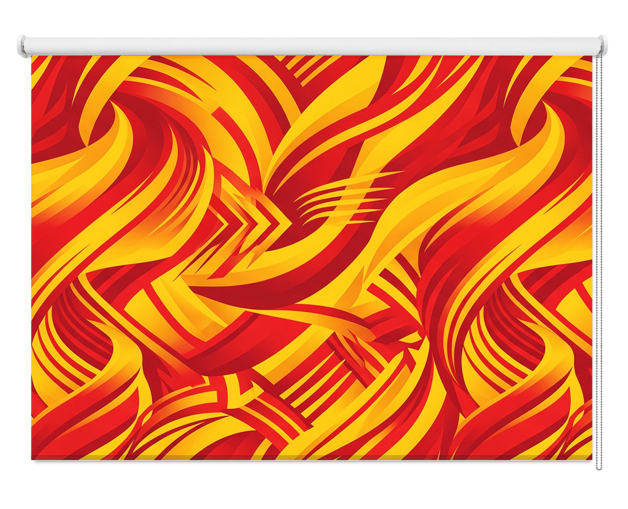 La Furia Roja Modern Abstract Spain Printed Roller Blind - RB1468 🇪🇸