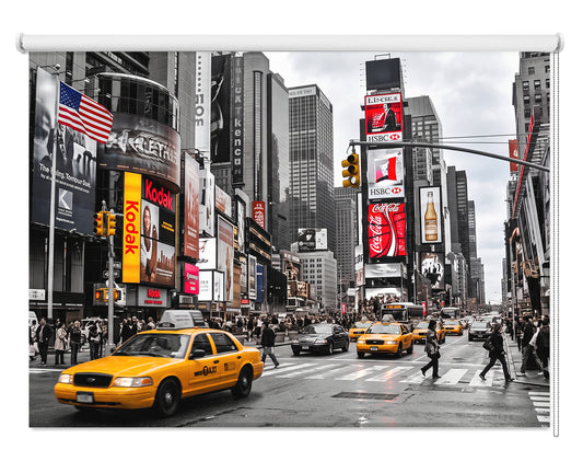 New York City Times Square Printed Picture Photo Roller Blind - RB685