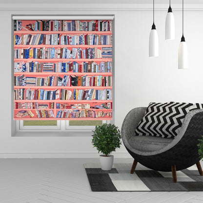 Colourful Book Collection Printed Roller Blind - 1X2779522