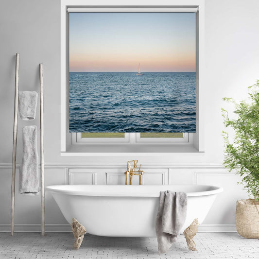 Amalfi Sunset Coast Sailing | Italy Travel Photography Roller Blind - 1X2794551