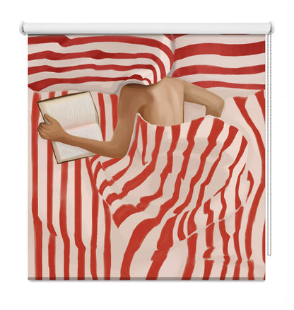 Reading In Bed Printed Roller Blind - 1X3435228