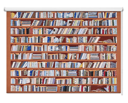 Eclectic Book Spines Printed Roller Blind - 1X2779523