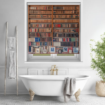 Classic Library Books Printed Roller Blind - 1X1659958