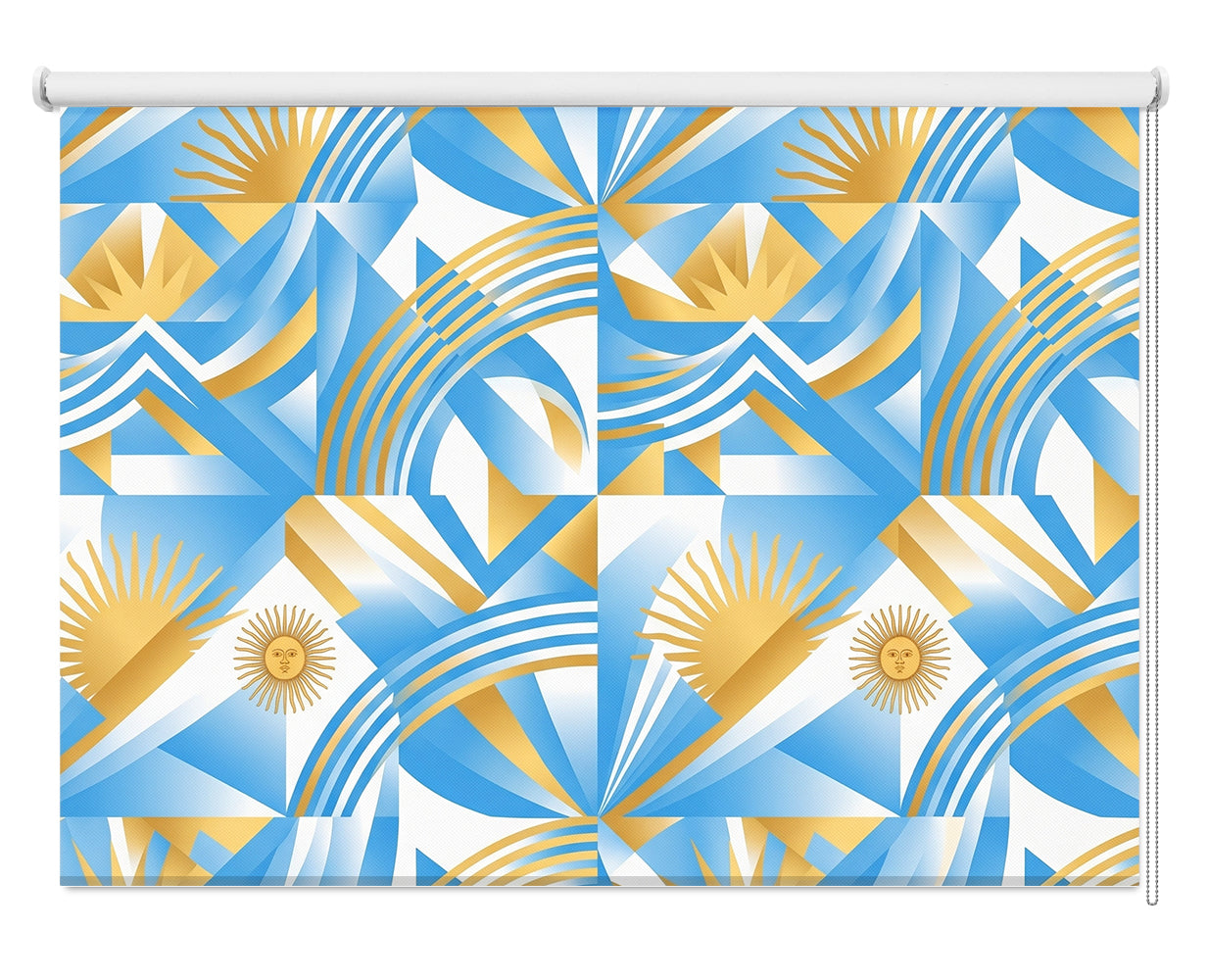 Sol de Mayo Argentina Wave Printed Roller Blind - RB1460 AR