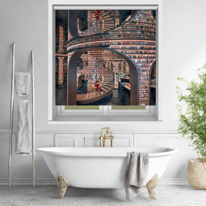 Grand Spiral Bookstore Printed Roller Blind - 1X3451082