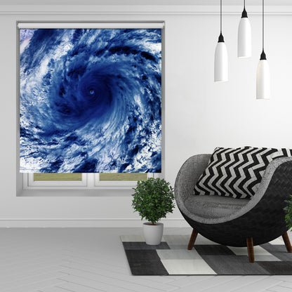 NASA photo of Tropical Cyclone from Space Printed Picture Photo Roller Blind - RB1391