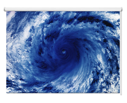 NASA photo of Tropical Cyclone from Space Printed Picture Photo Roller Blind - RB1391