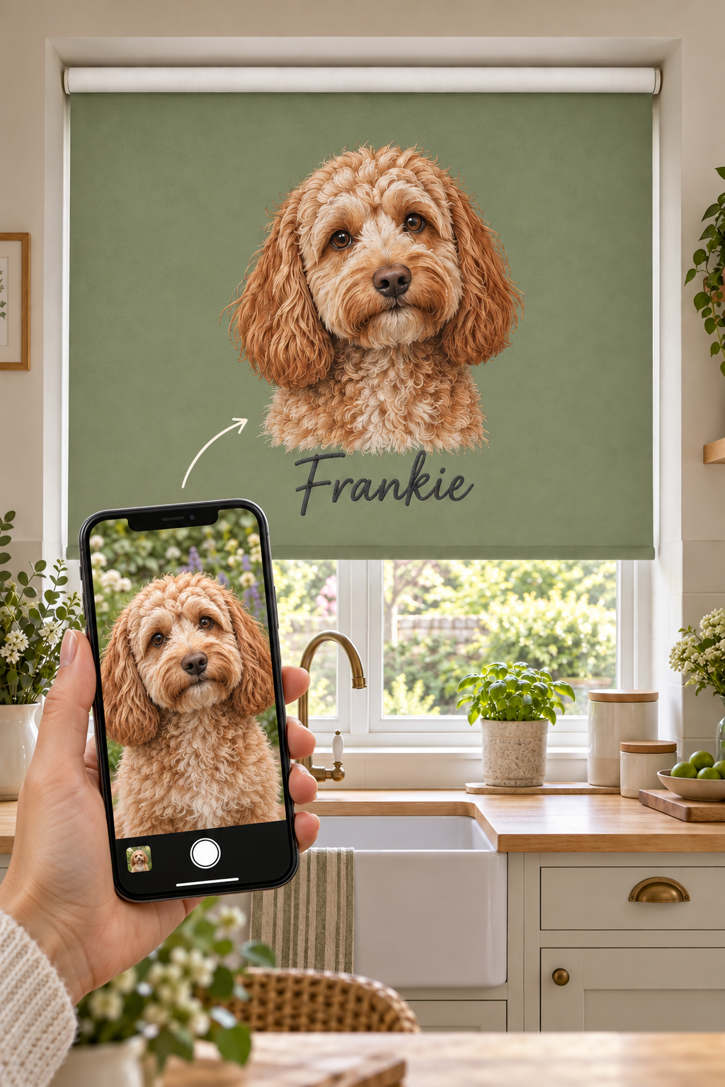 YOUR PET PERSONALISED PHOTO ROLLER BLIND