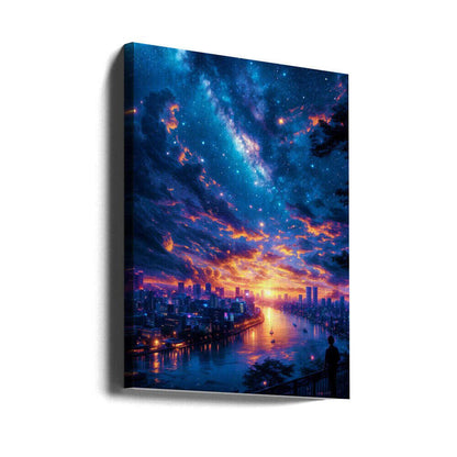 A New Horizon Canvas Print Wall Art 1X3007936 - ART FEVER - Art Fever
