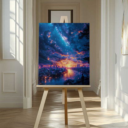A New Horizon Canvas Print Wall Art 1X3007936 - ART FEVER - Art Fever