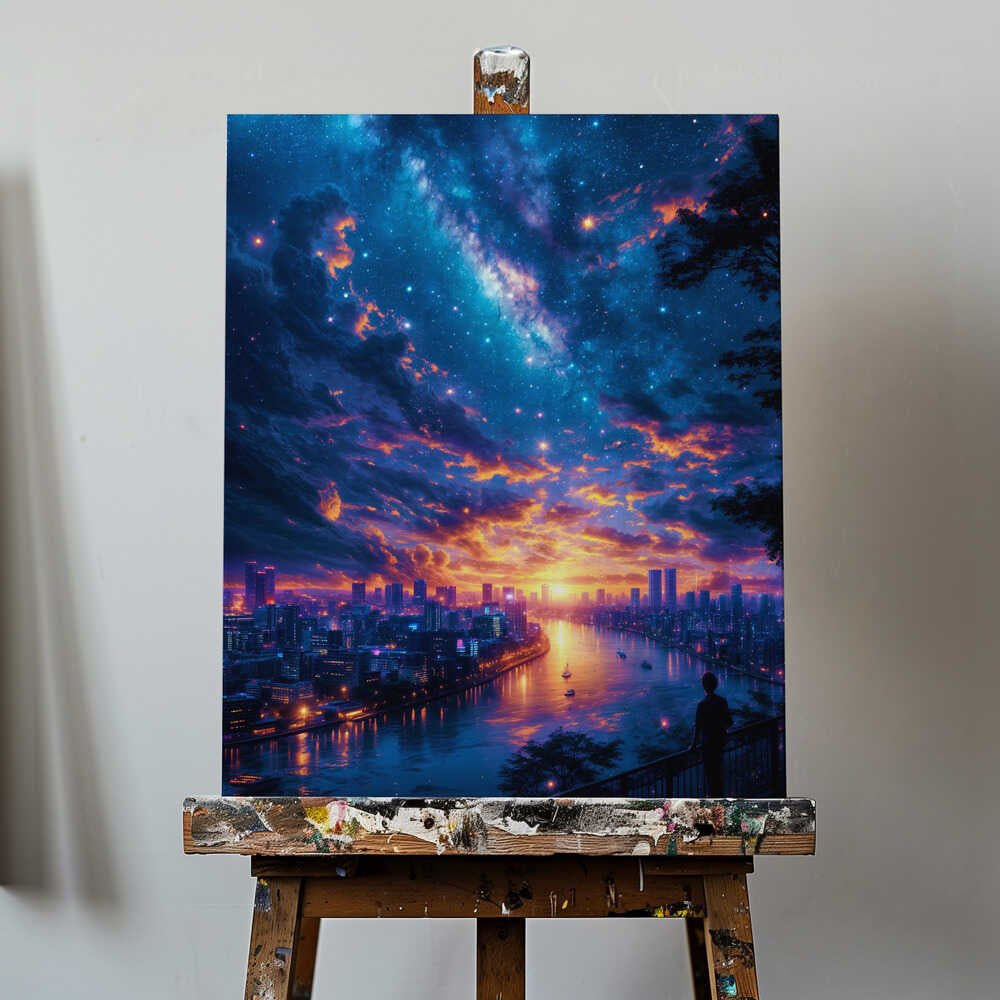 A New Horizon Canvas Print Wall Art 1X3007936 - ART FEVER - Art Fever