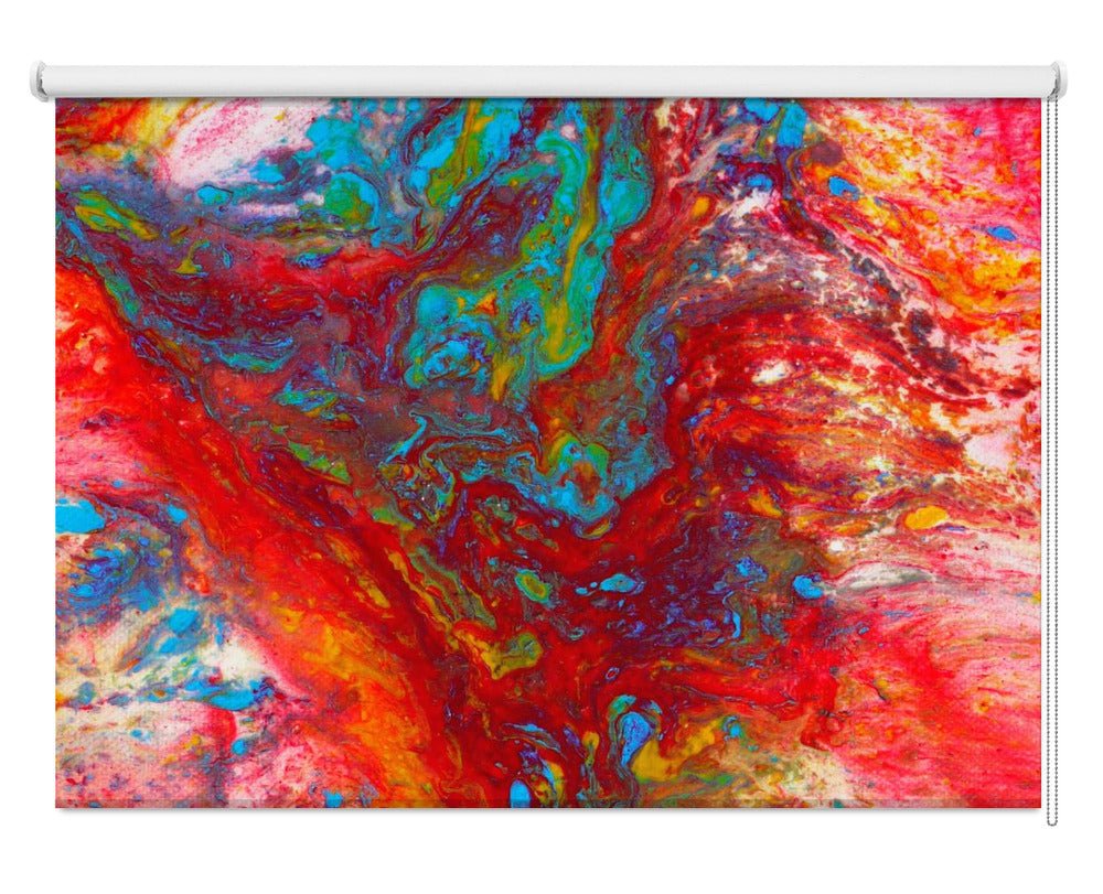 Abstract Artwork Colourful 12 Printed Picture Photo Roller Blind - 1X2899545 - Art Fever - Art Fever