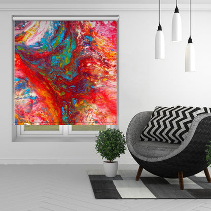 Abstract Artwork Colourful 12 Printed Picture Photo Roller Blind - 1X2899545 - Art Fever - Art Fever