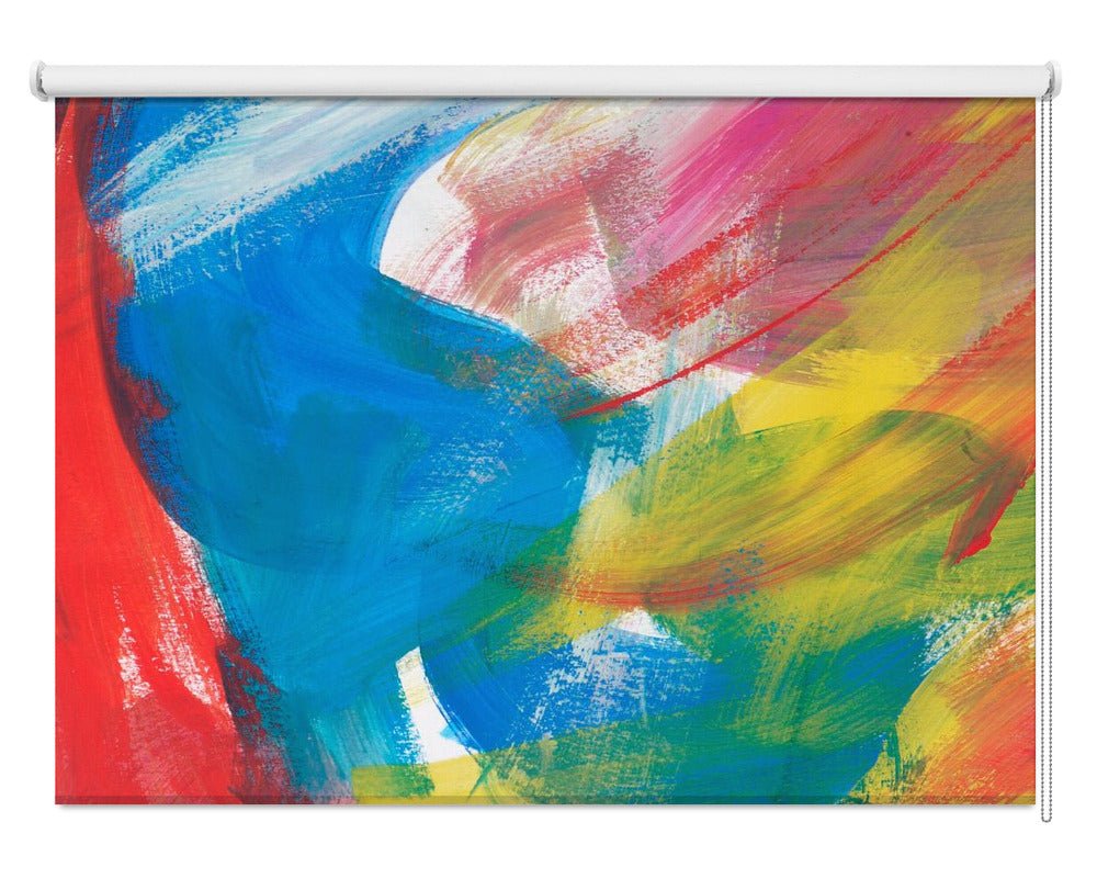 Abstract Artwork Colourful 3 Printed Picture Photo Roller Blind - 1X2899367 - Art Fever - Art Fever