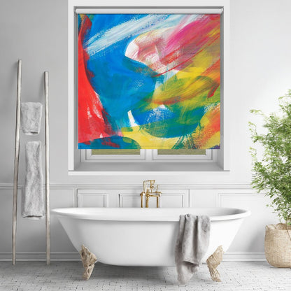Abstract Artwork Colourful 3 Printed Picture Photo Roller Blind - 1X2899367 - Art Fever - Art Fever