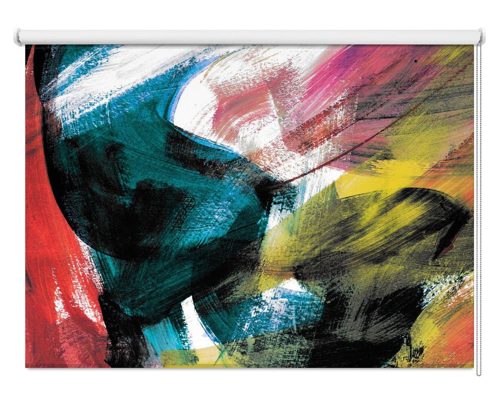 Abstract Artwork Colourful 4 Printed Picture Photo Roller Blind - 1X2899247 - Art Fever - Art Fever