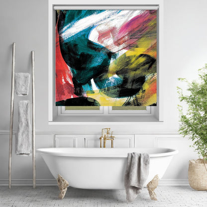 Abstract Artwork Colourful 4 Printed Picture Photo Roller Blind - 1X2899247 - Art Fever - Art Fever