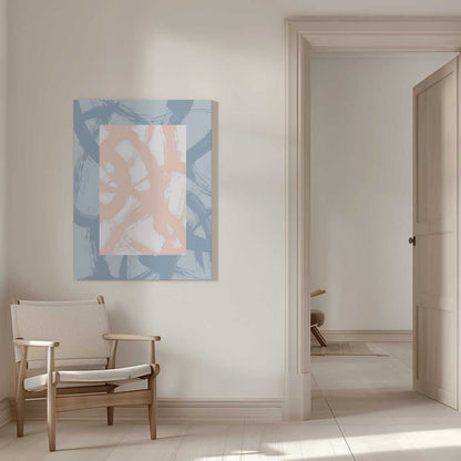 Abstract Brush Strokes 98A Canvas Print Wall Art 1X2711304 - ART FEVER - Art Fever