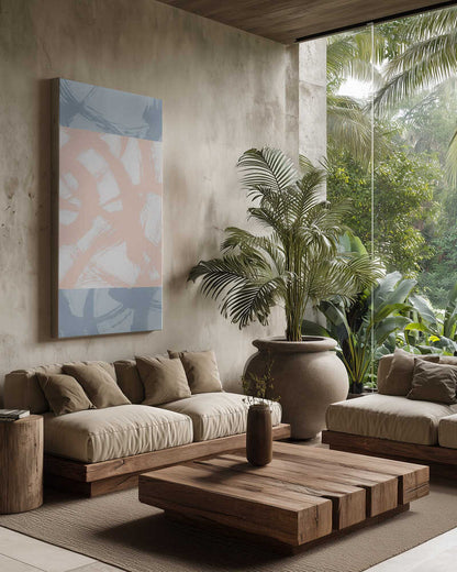 Abstract Brush Strokes 98A Canvas Print Wall Art 1X2711304 - ART FEVER - Art Fever