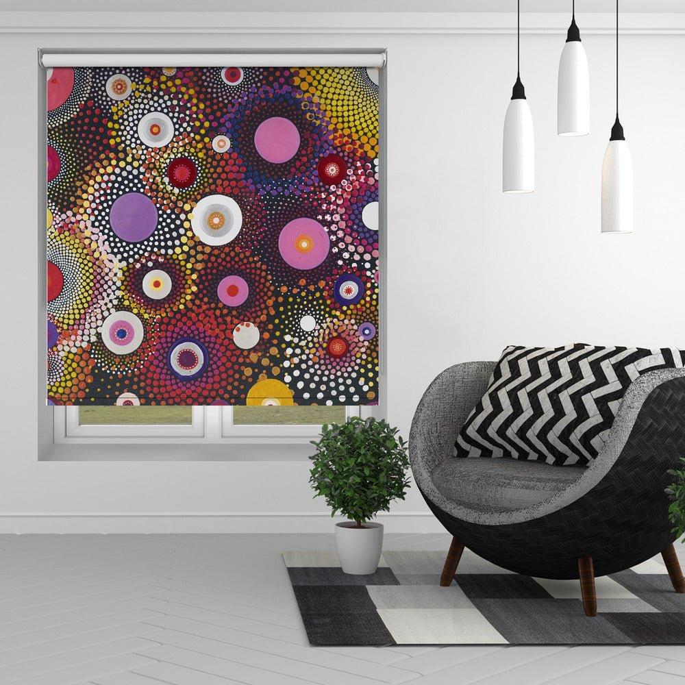 Abstract Circles Sunsets by Amy Diener Printed Picture Photo Roller Blind - 1X2558574 - Art Fever - Art Fever