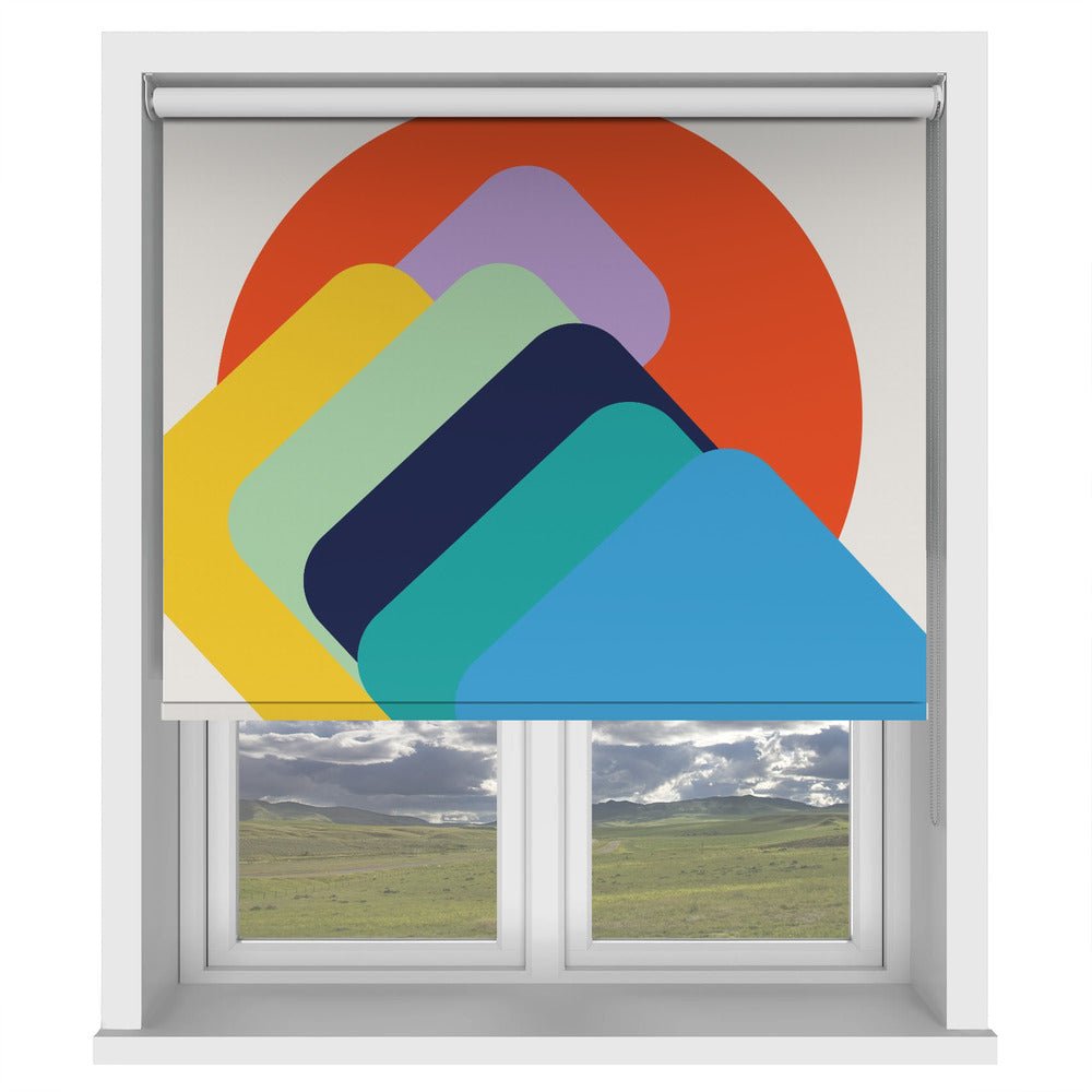 Abstract Geometric Art No 1 Printed Picture Photo Roller Blind - 1X3252992 - Art Fever - Art Fever