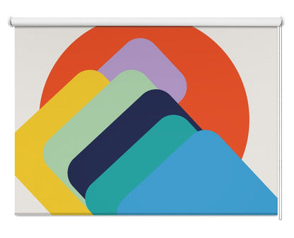 Abstract Geometric Art No 1 Printed Picture Photo Roller Blind - 1X3252992 - Art Fever - Art Fever