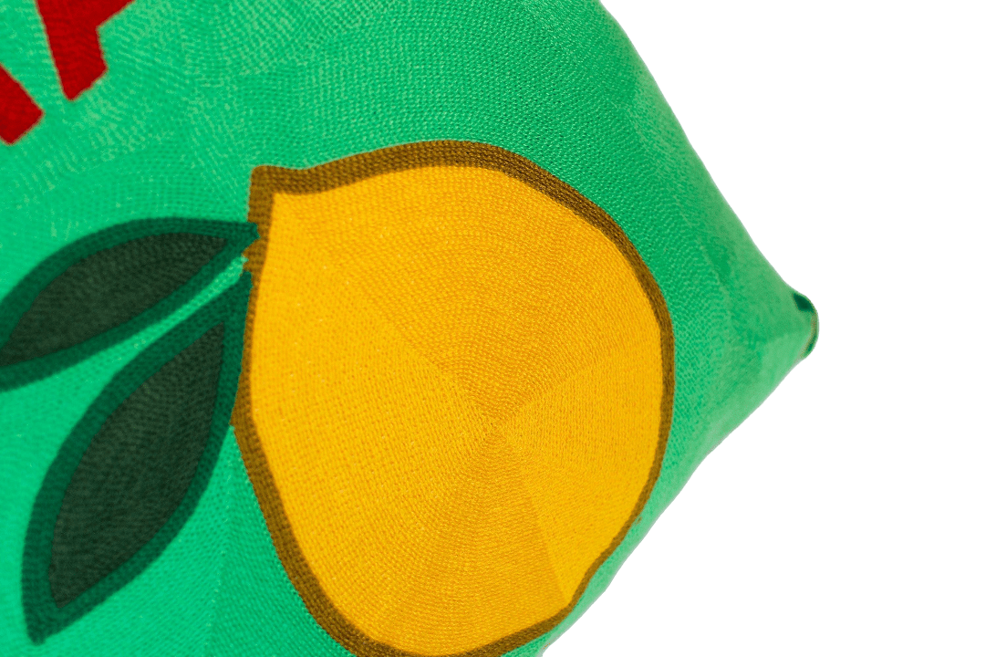 Amalfi Needlepoint Cushion - The Pillow Drop - Art Fever