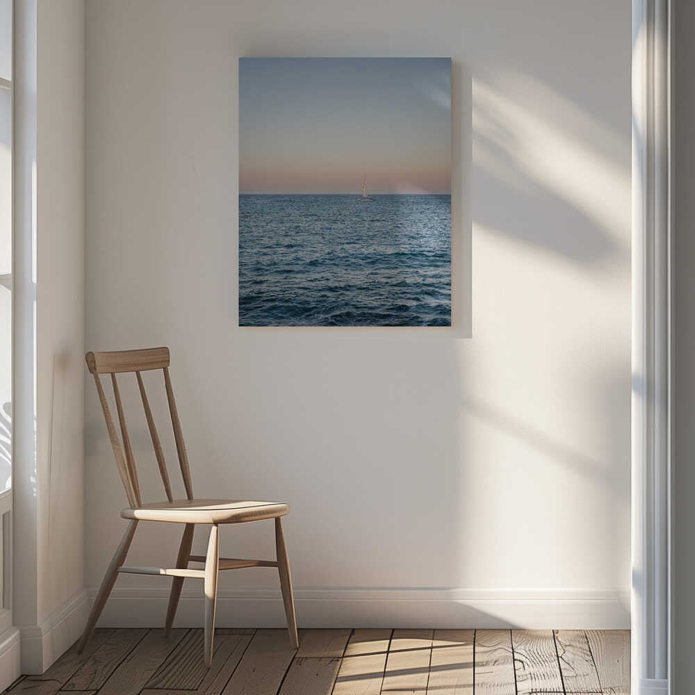 Amalfi Sunset Coast Sailing | Italy Travel Photography Canvas Print Wall Art 1X2794551 - ART FEVER - Art Fever