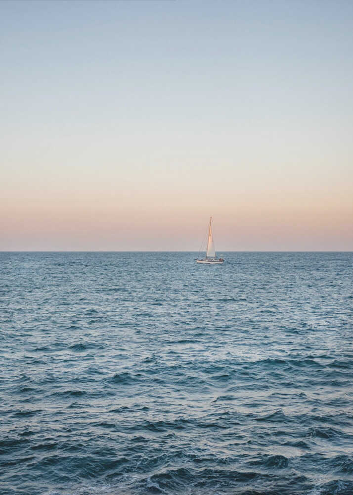 Amalfi Sunset Coast Sailing | Italy Travel Photography Canvas Print Wall Art 1X2794551 - ART FEVER - Art Fever