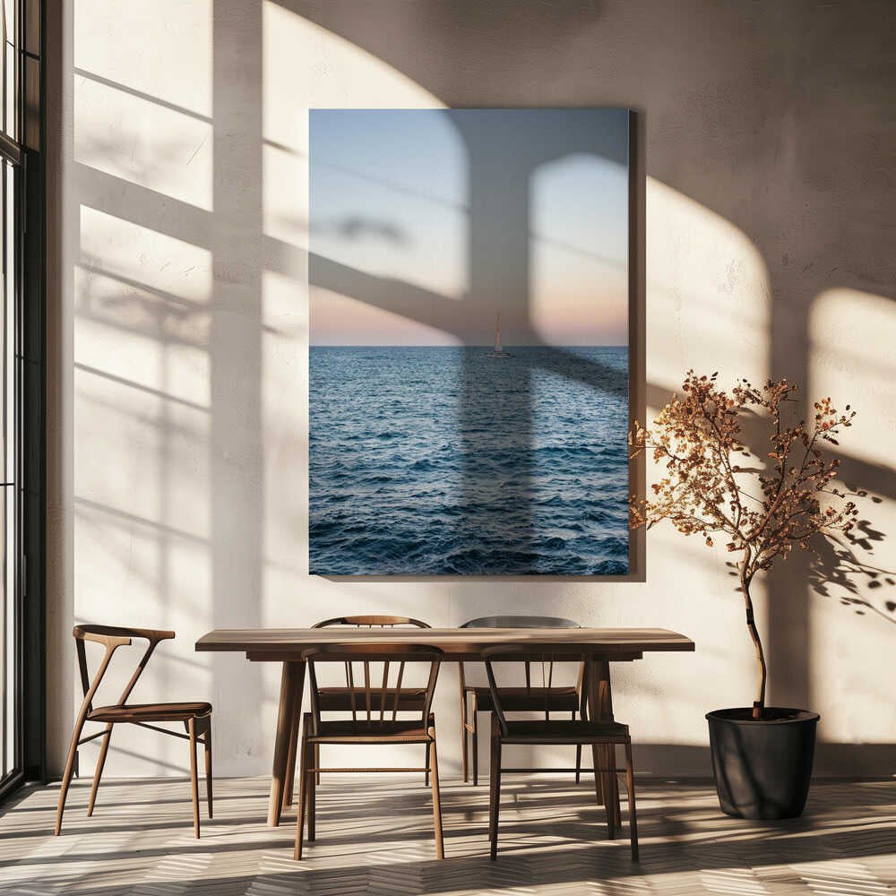 Amalfi Sunset Coast Sailing | Italy Travel Photography Canvas Print Wall Art 1X2794551 - ART FEVER - Art Fever