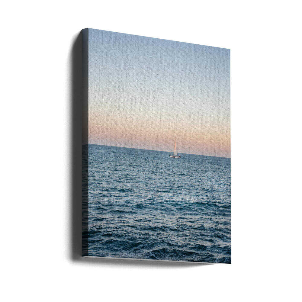 Amalfi Sunset Coast Sailing | Italy Travel Photography Canvas Print Wall Art 1X2794551 - ART FEVER - Art Fever