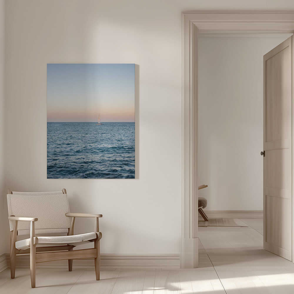 Amalfi Sunset Coast Sailing | Italy Travel Photography Canvas Print Wall Art 1X2794551 - ART FEVER - Art Fever