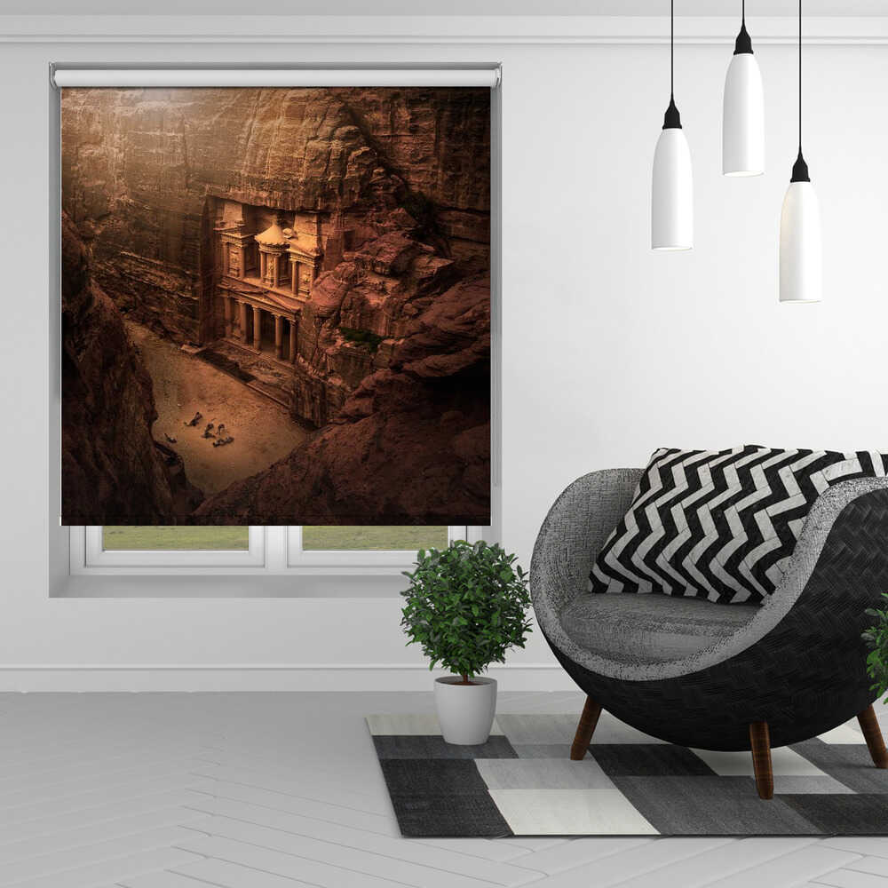 Ancient Petra Treasury Made to Measure Printed Roller Blind 1X3461803 - Art Fever - Art Fever