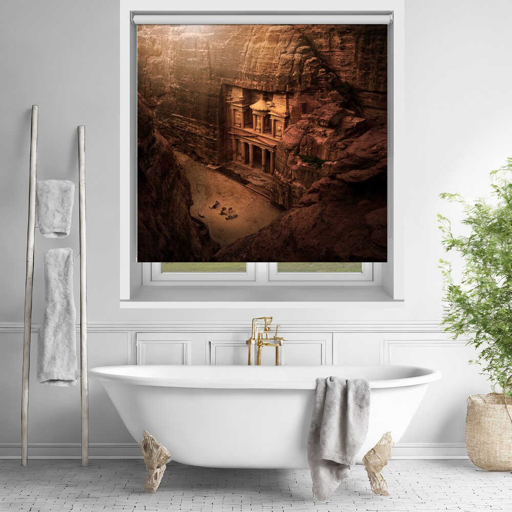 Ancient Petra Treasury Made to Measure Printed Roller Blind 1X3461803 - Art Fever - Art Fever