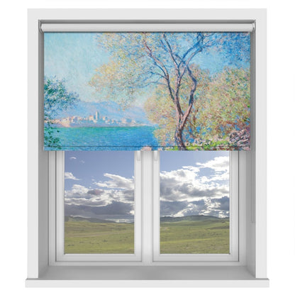 Antibes Seen from the Salis Gardens Monet Printed Picture Photo Roller Blind - RB1360 - Art Fever - Art Fever