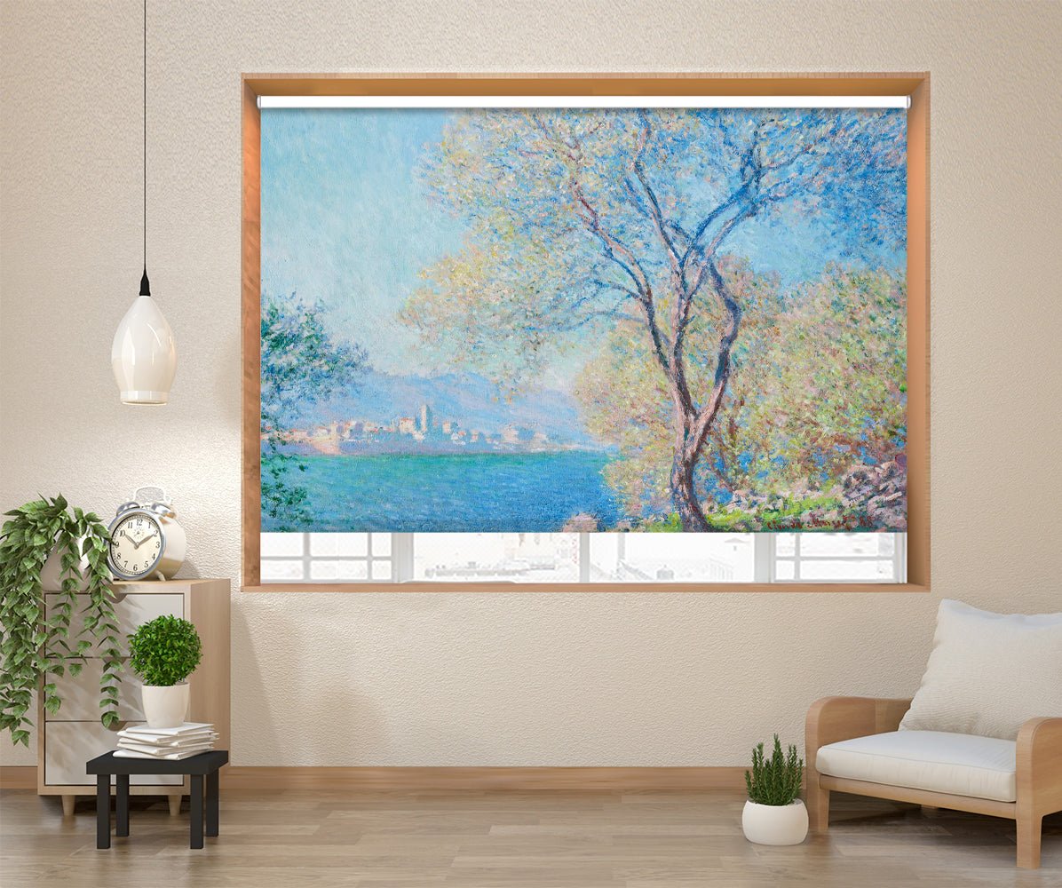 Antibes Seen from the Salis Gardens Monet Printed Picture Photo Roller Blind - RB1360 - Art Fever - Art Fever