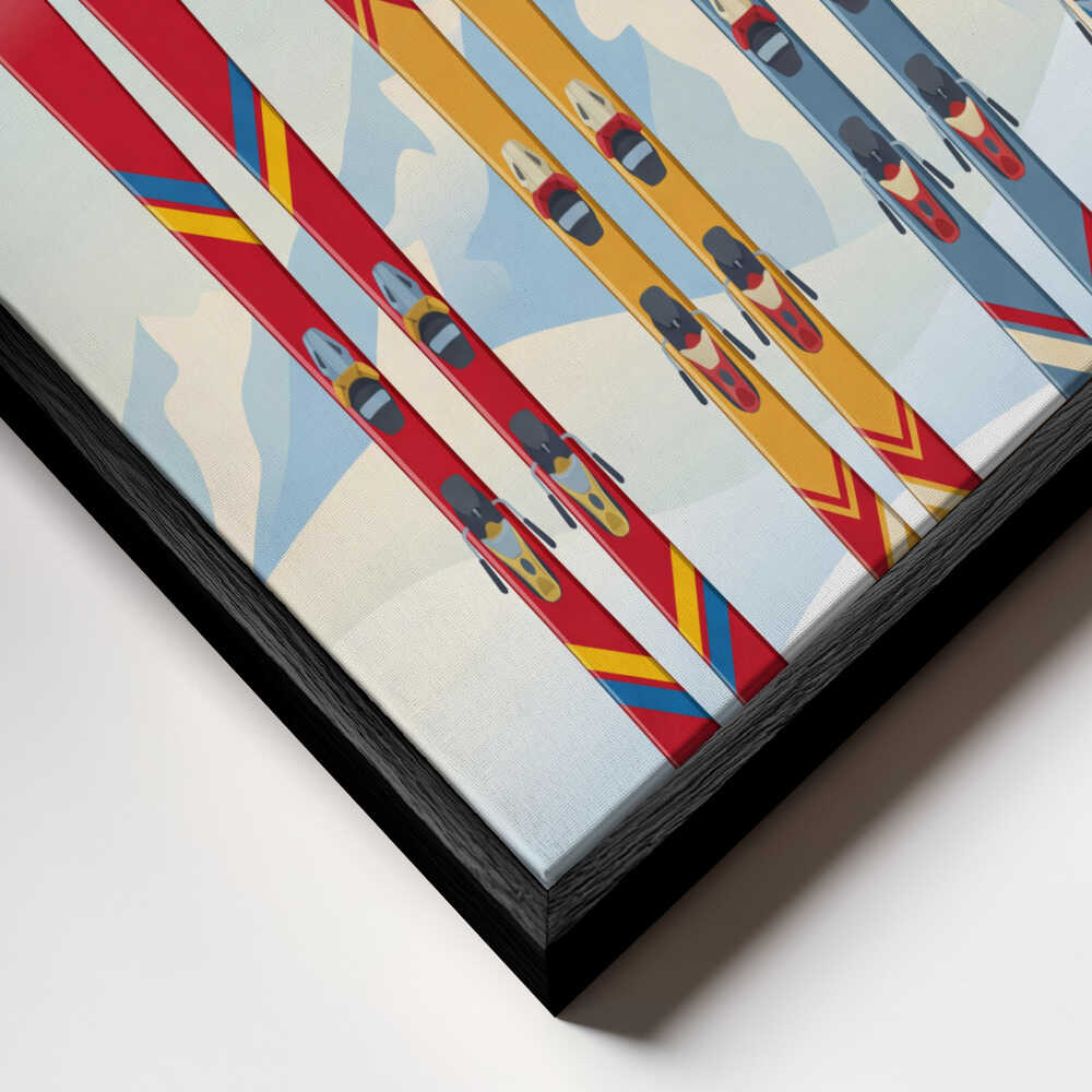 Après - Ski - Out of Office Canvas Print Wall Art 1X3401733 - ART FEVER - Art Fever