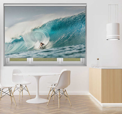Powerful Ocean Surfing Printed Roller Blind - 1X3289635