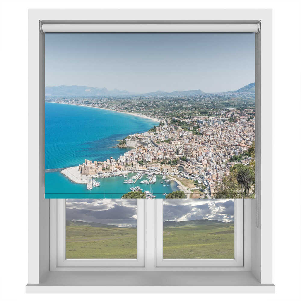 Aerial cityscape Italian Coastline-1X2899574