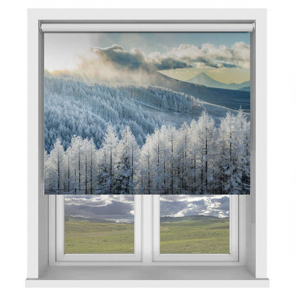 Fuji Winter Forest Sunbeams Printed Roller Blind 1X3188155