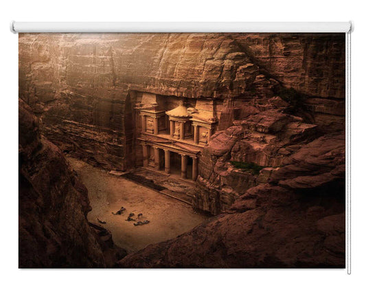 Ancient Petra Treasury Made to Measure Printed Roller Blind 1X3461803