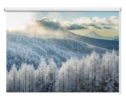 Fuji Winter Forest Sunbeams Printed Roller Blind 1X3188155
